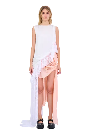 WHITE MELON FANNY DRESS