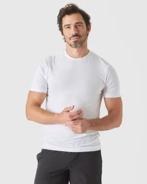 White Tall Active Crew Neck 2.0