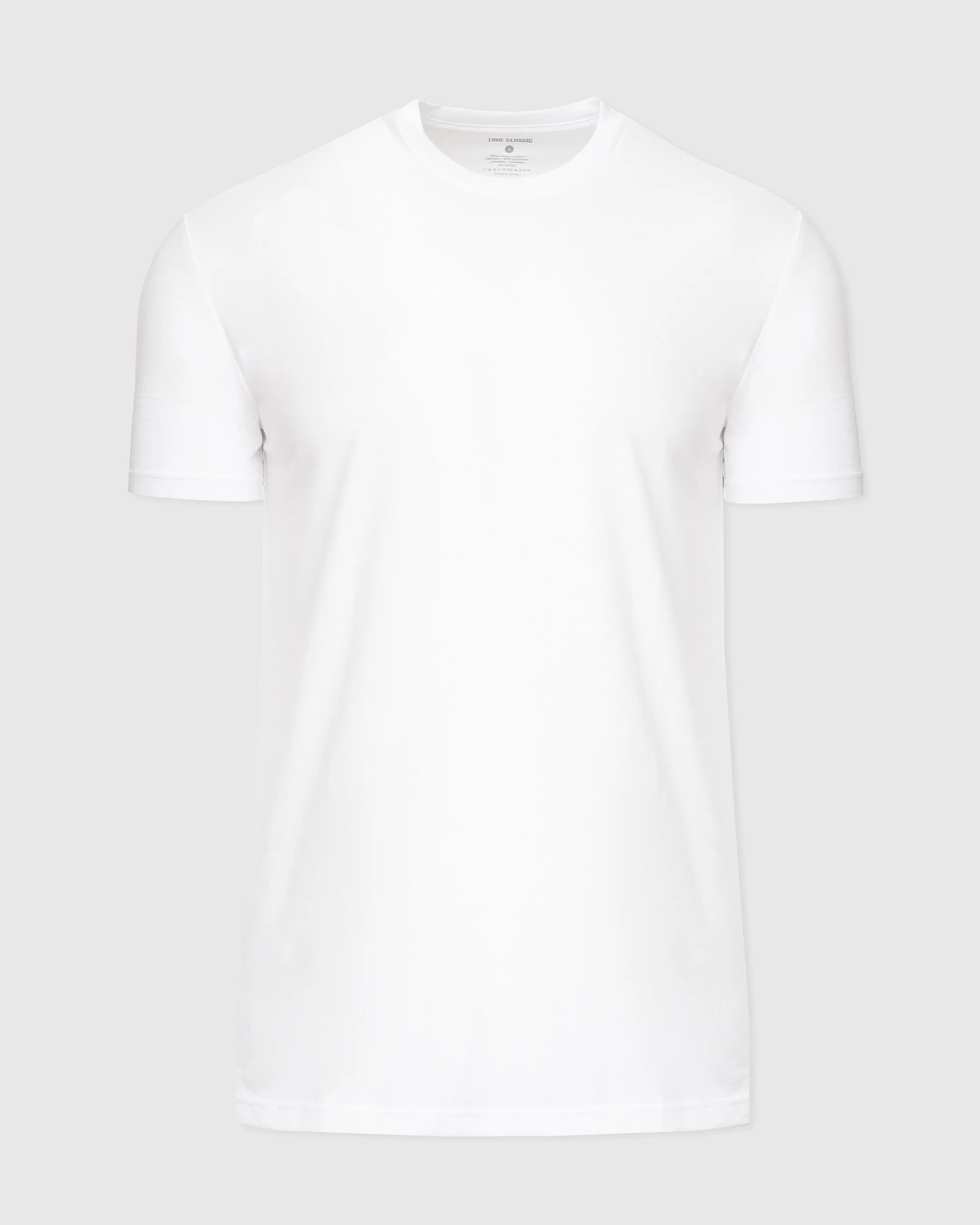 White Tall Active Crew Neck 2.0