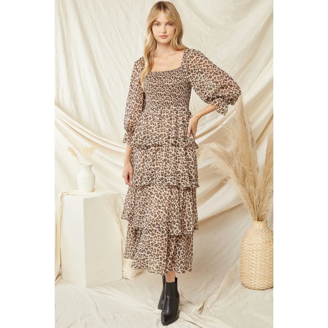 Wild Thing Midi Tierd Dress