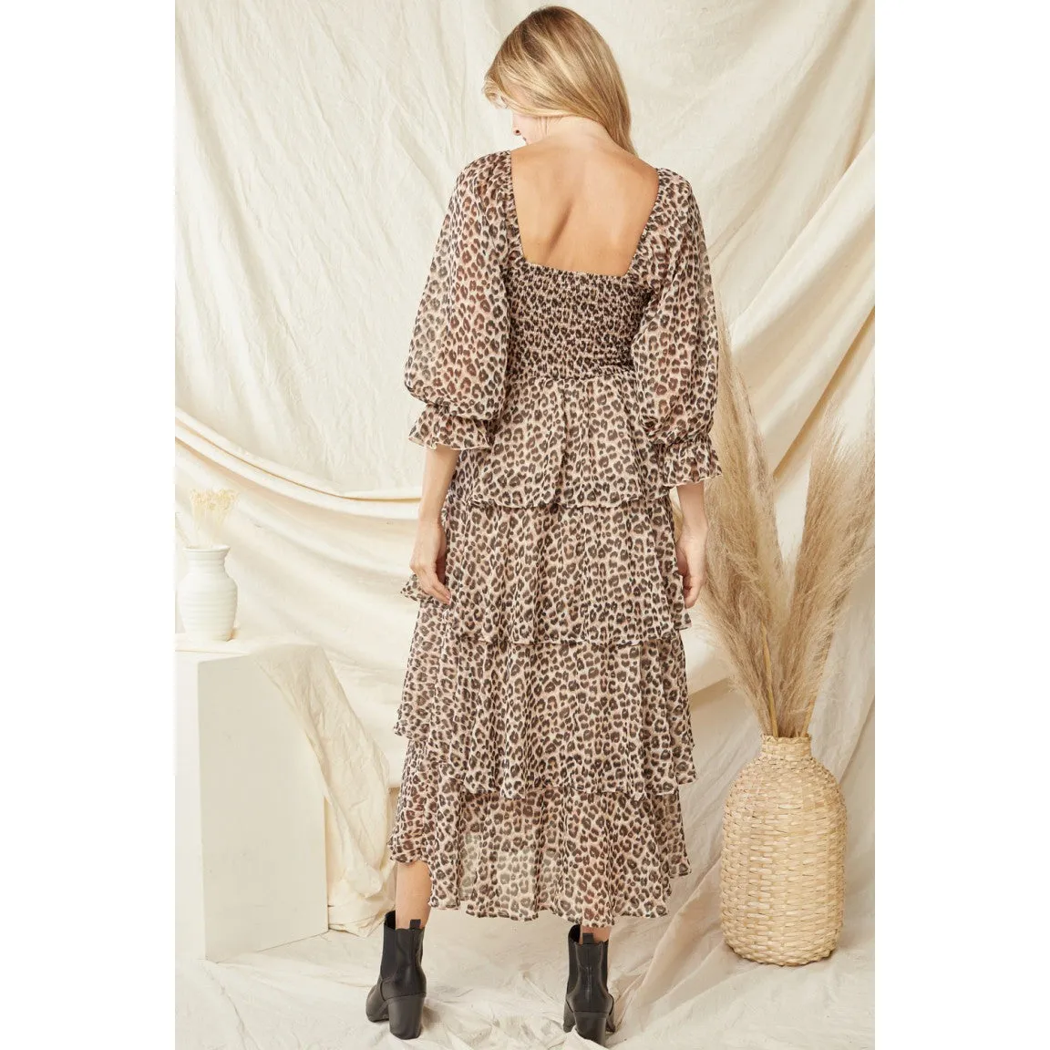 Wild Thing Midi Tierd Dress