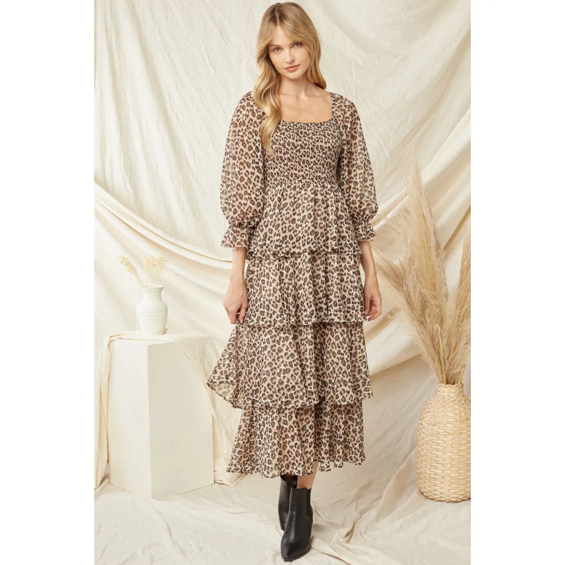 Wild Thing Midi Tierd Dress