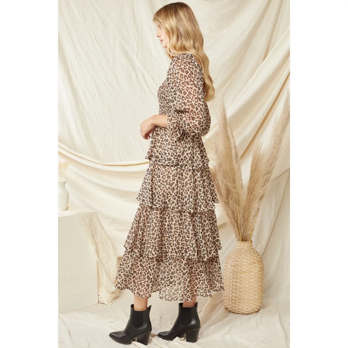 Wild Thing Midi Tierd Dress