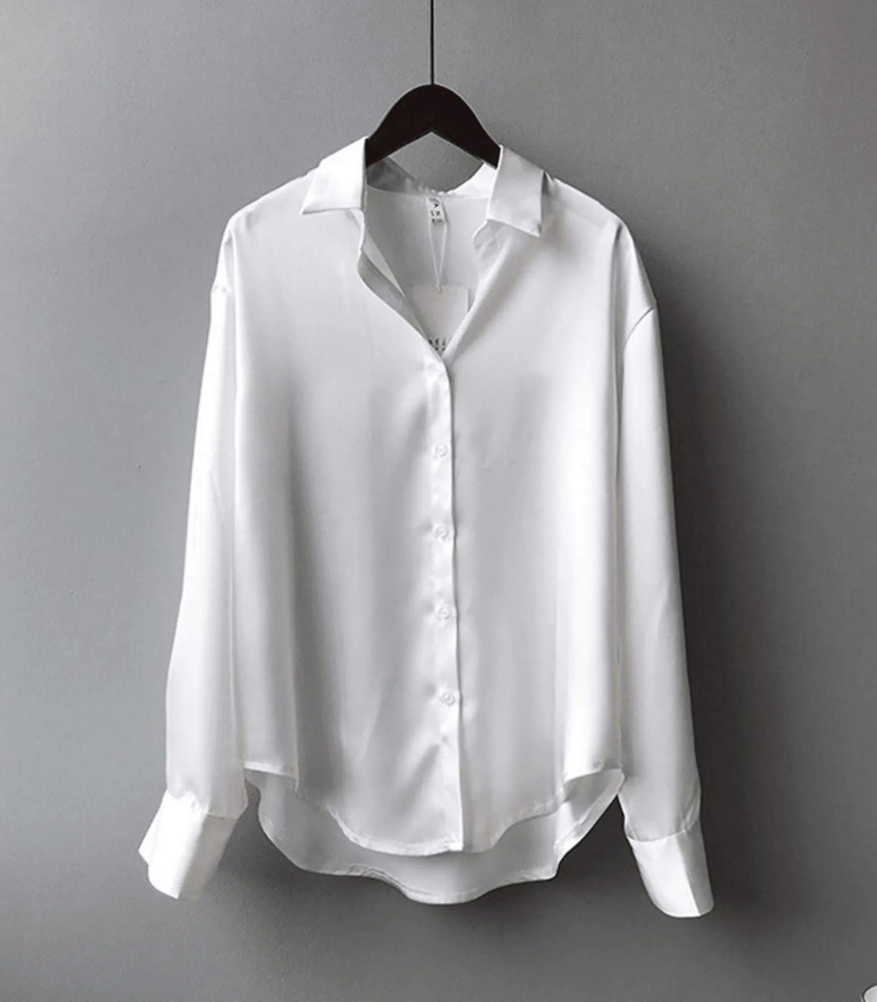 Wilma® | Buttoned Satin Silk Blouse