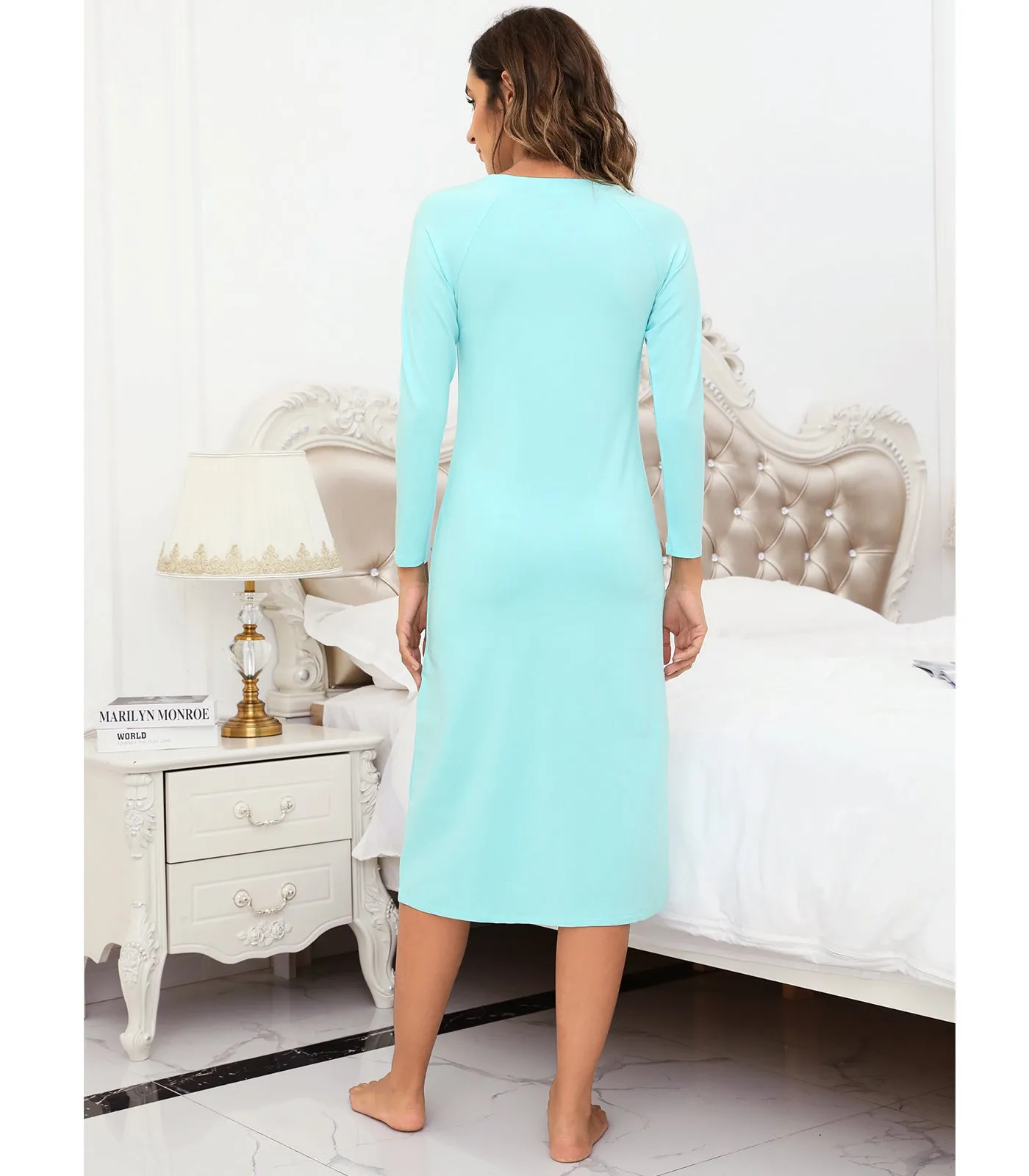 WiWi Nightgowns for Women Soft Loungewear