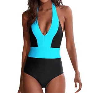 Women One Piece Swimsuit Push Up Bandage Swimwear