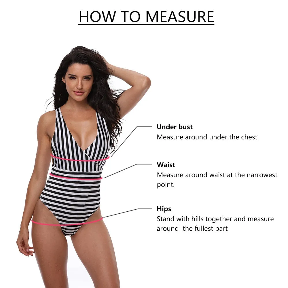 Women 's Bathing Suits Summer Backless Sexy Print Swimwear