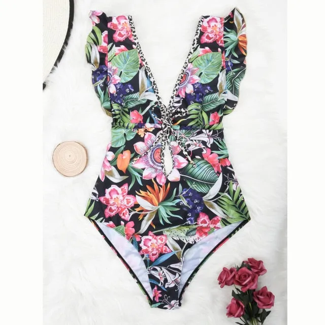 Women Sexy One Pieces Swimsuit