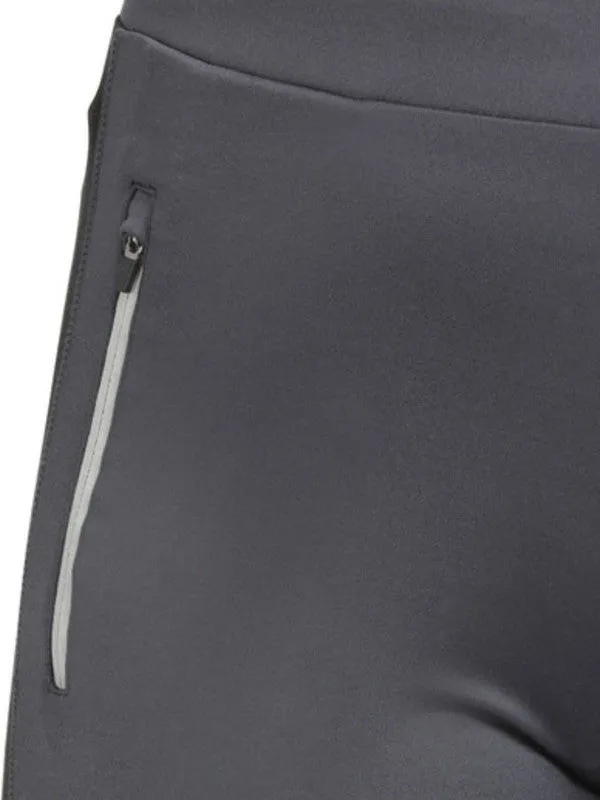 Women Steel Grey Solid Ankle Length Tights - RAD INTENSE TRACK-STG