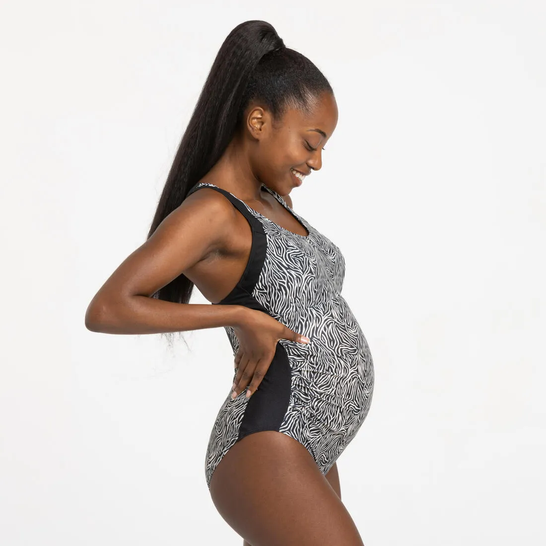 Women’s 1-piece Maternity Swimsuit Emy Zeb Black