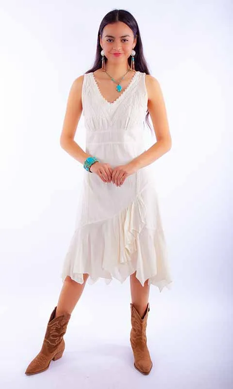 Women's Cantina Collection Dress: Cotton and Ruffles
