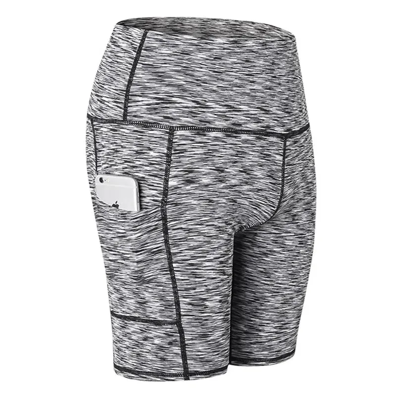 Women's High Waist Yoga Shorts for Workout and Gym
