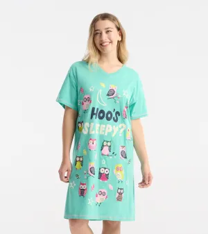 Women's Hoo's Sleepy Sleepshirt