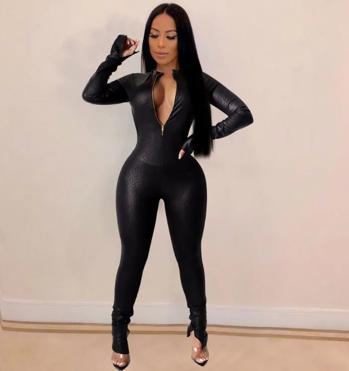 Womens Leather Jumpsuit |  Womens Bodysuit | Womens Jumpsuit | Leather Jumpsuit | Womens Bodysuit | Leather Bodysuit | Snake Skin Bodysuit