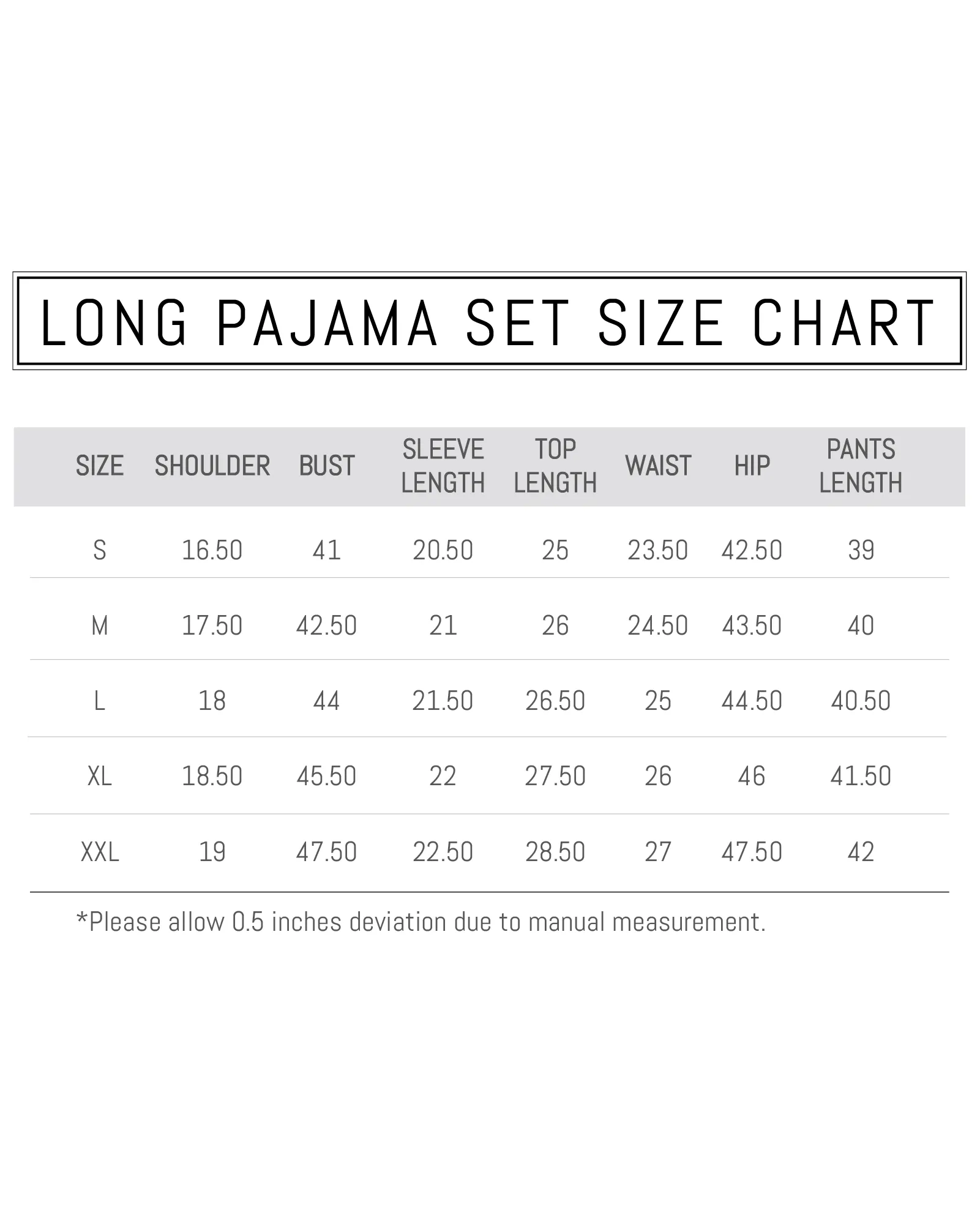 Women's Long Pajama Set