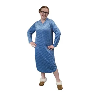 WOMEN'S NIGHTGOWN WHISPER BUBBLE DENIM BLUE