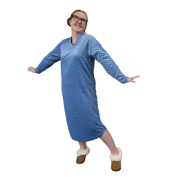 WOMEN'S NIGHTGOWN WHISPER BUBBLE DENIM BLUE