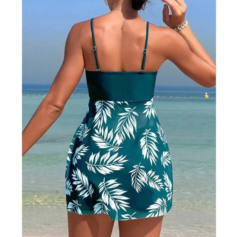 Women's Print Tankini Set for Summer