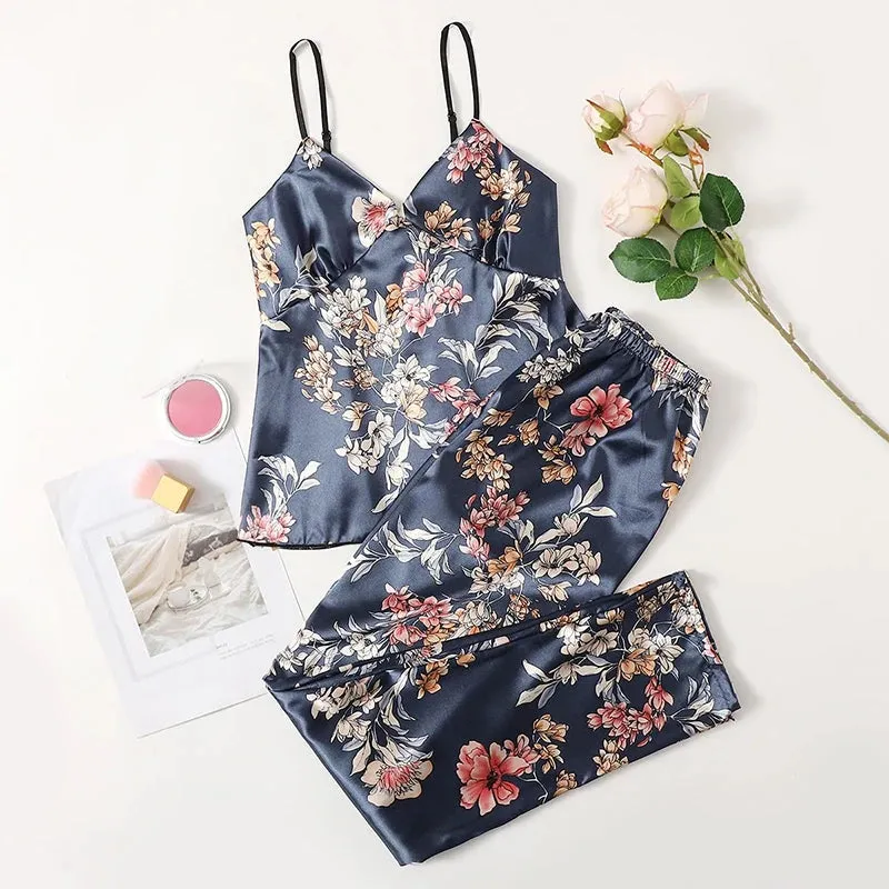 Women’s Satin Cami Sleepwear Set