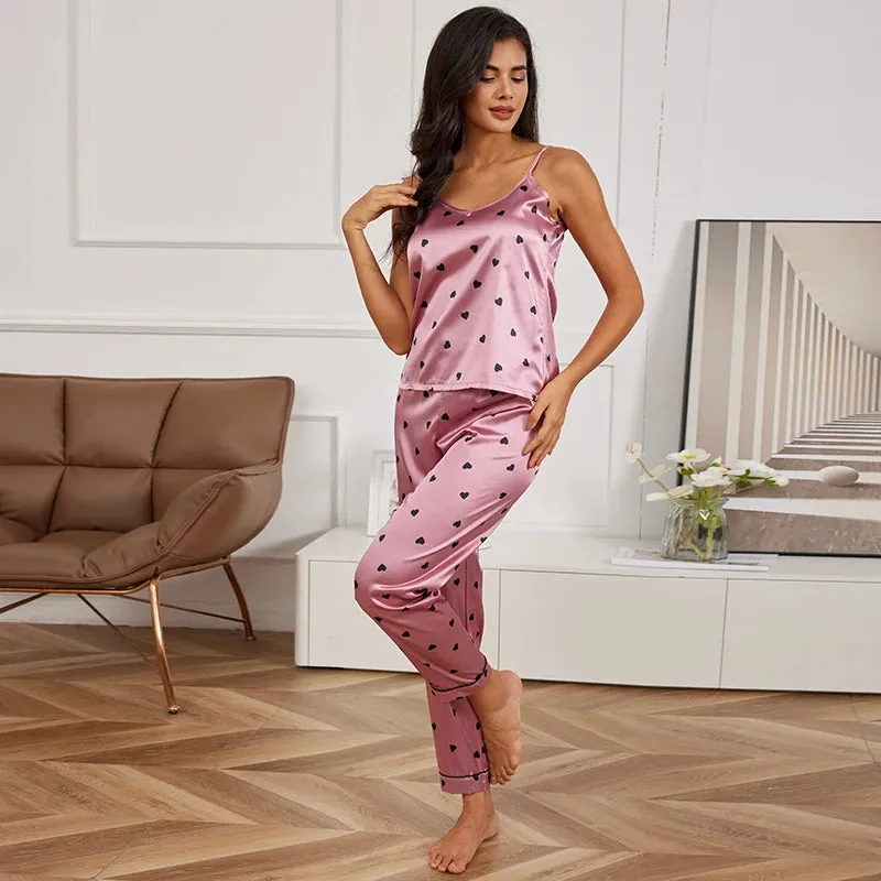 Women’s Satin Cami Sleepwear Set