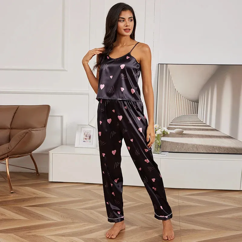 Women’s Satin Cami Sleepwear Set