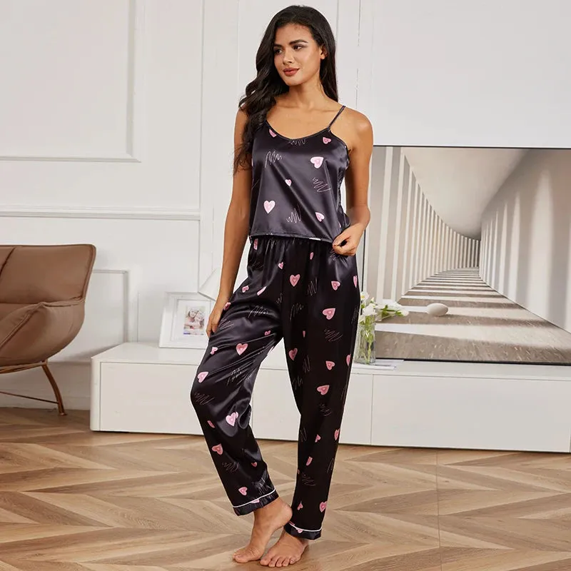 Women’s Satin Cami Sleepwear Set
