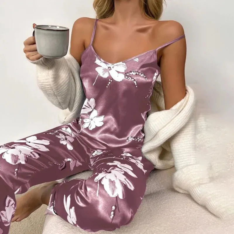 Women’s Satin Cami Sleepwear Set