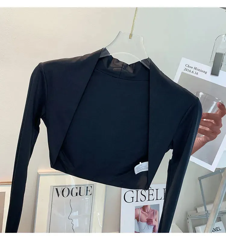 Women's Sports Cardigan - Long Sleeve Yoga Coat - Quick Dry Gym Workout Shirt