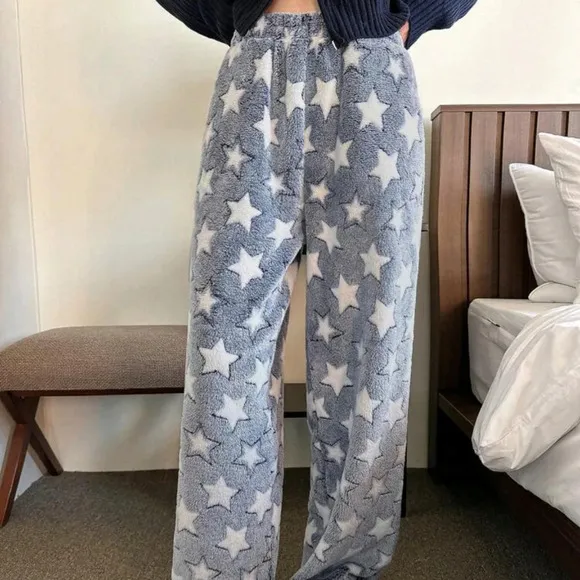 Women's Star Patterned Sleepwear Pants
