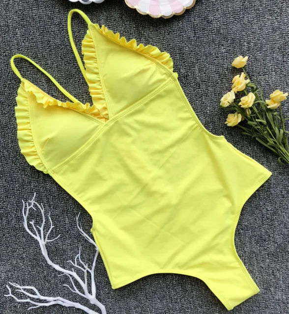 Women's Swimsuit Women Bathing Suit One Piece Suit Sexy Swimming Costume Padded Monokini Swimwear Bikini Push Up Bra 2020 New