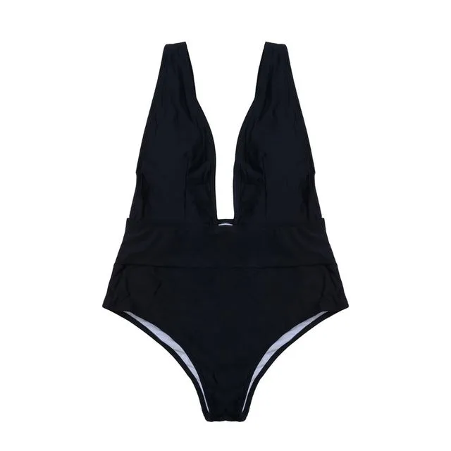 Women's Swimsuit Women Bathing Suit One Piece Suit Sexy Swimming Costume Padded Monokini Swimwear Bikini Push Up Bra 2020 New