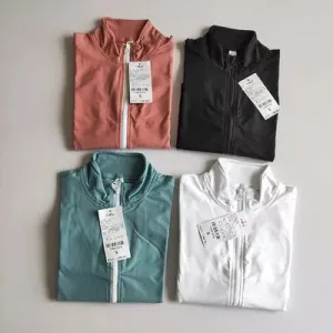 Women's Zip-Up Long-Sleeved Sports Top
