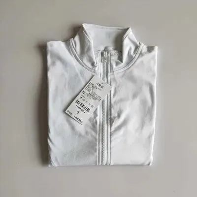 Women's Zip-Up Long-Sleeved Sports Top
