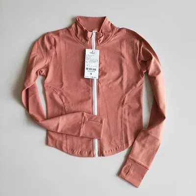 Women's Zip-Up Long-Sleeved Sports Top