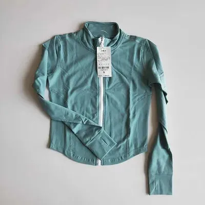 Women's Zip-Up Long-Sleeved Sports Top