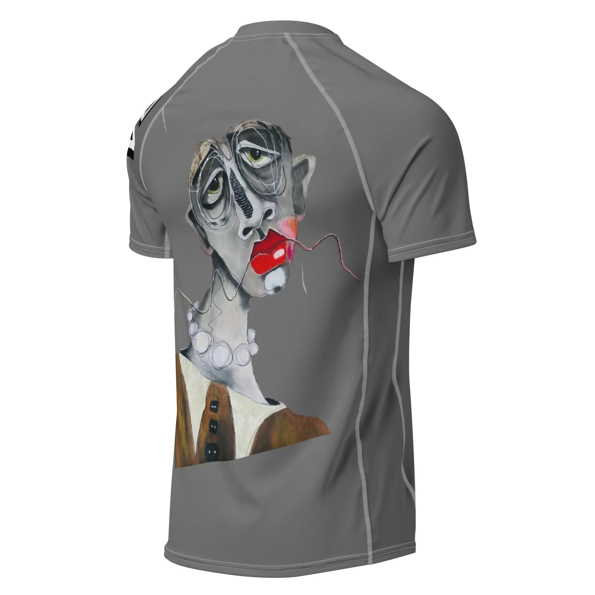 WORN OUT All-over Print Men’s Rash Guard - Racing Stripes