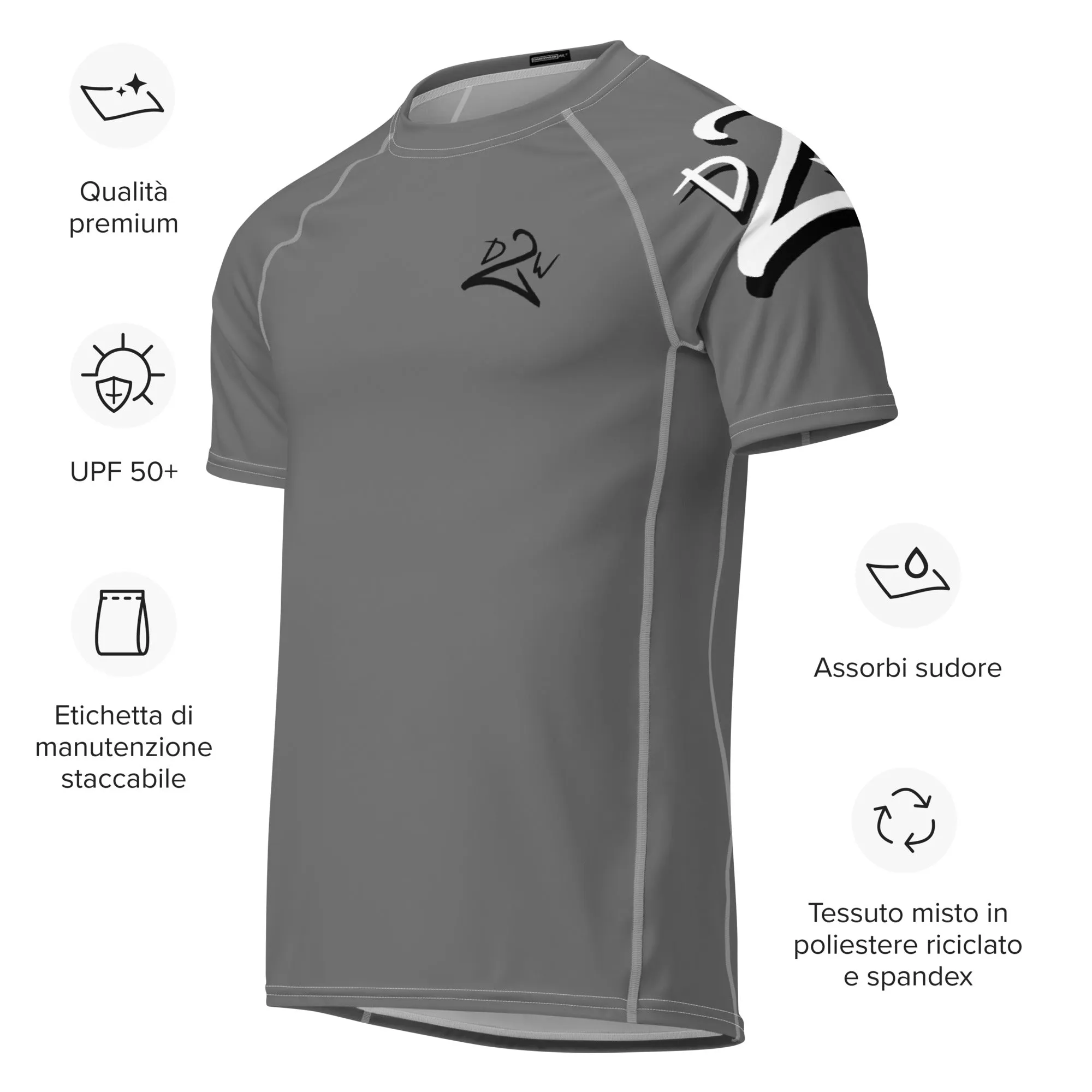 WORN OUT All-over Print Men’s Rash Guard - Racing Stripes