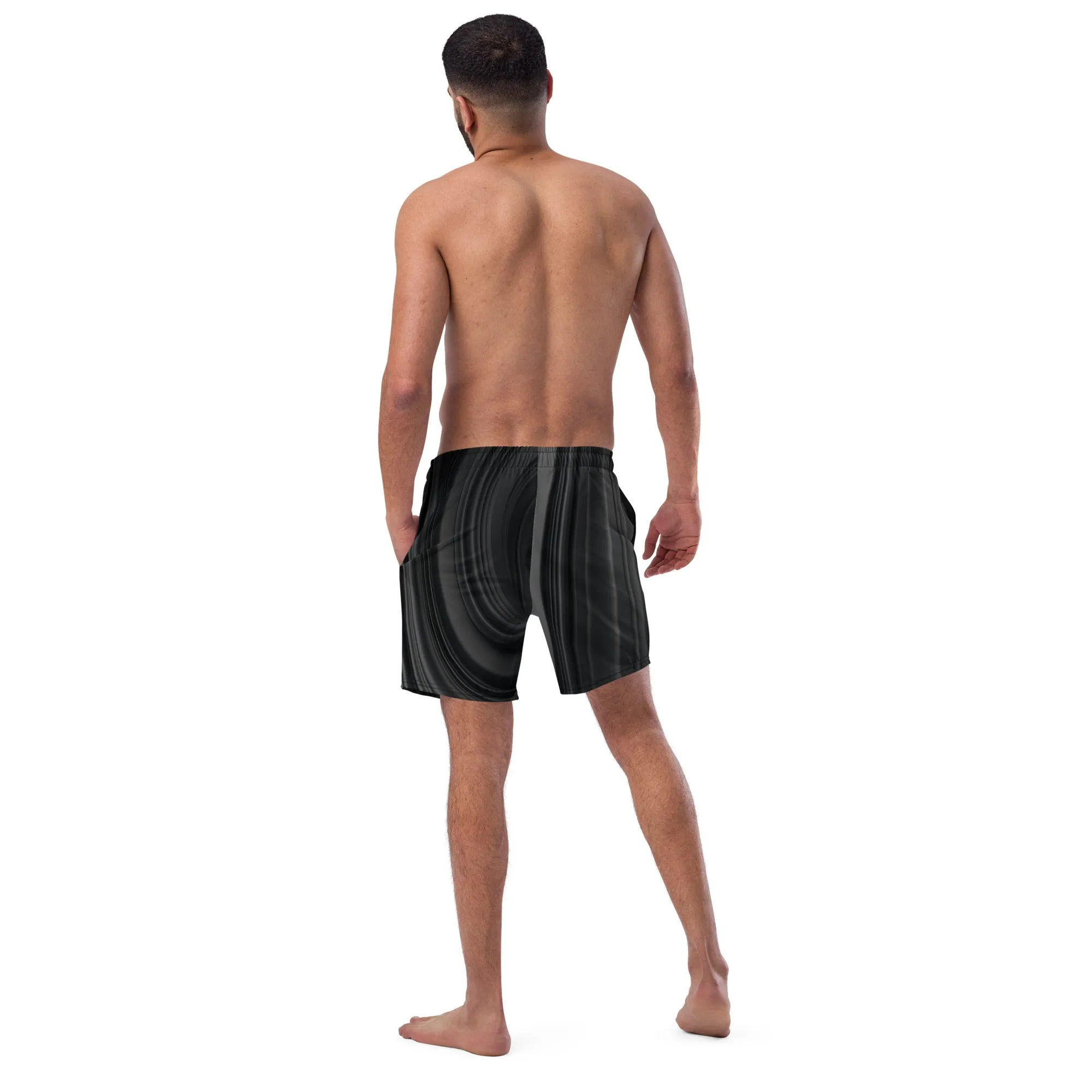 WORN OUT Recycled Swim Trunks - Racing Stripes