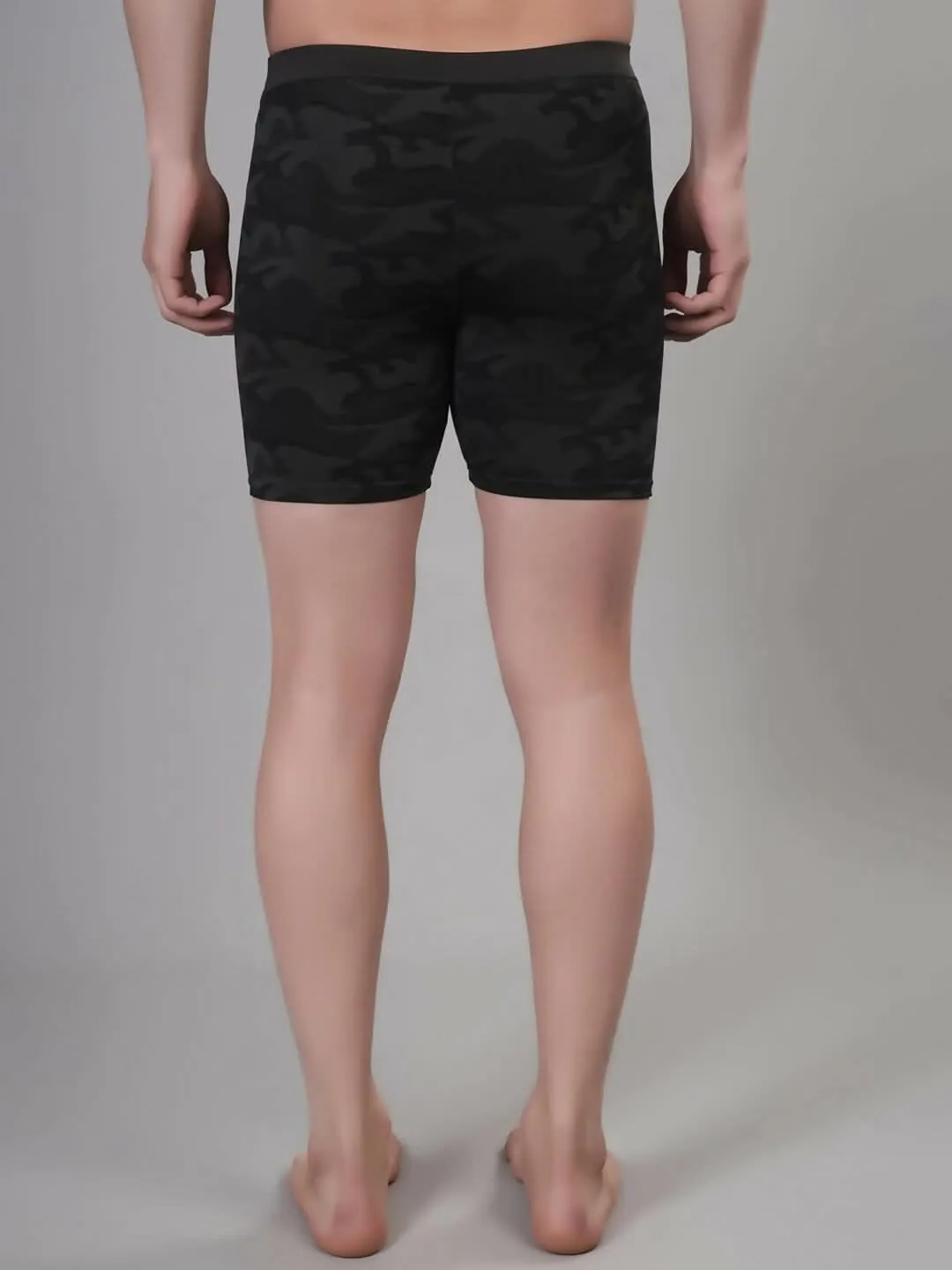 WUGO Stylish Men's Printed Sports Trunks for High Quality Swim, Yoga, Gym & Cycling