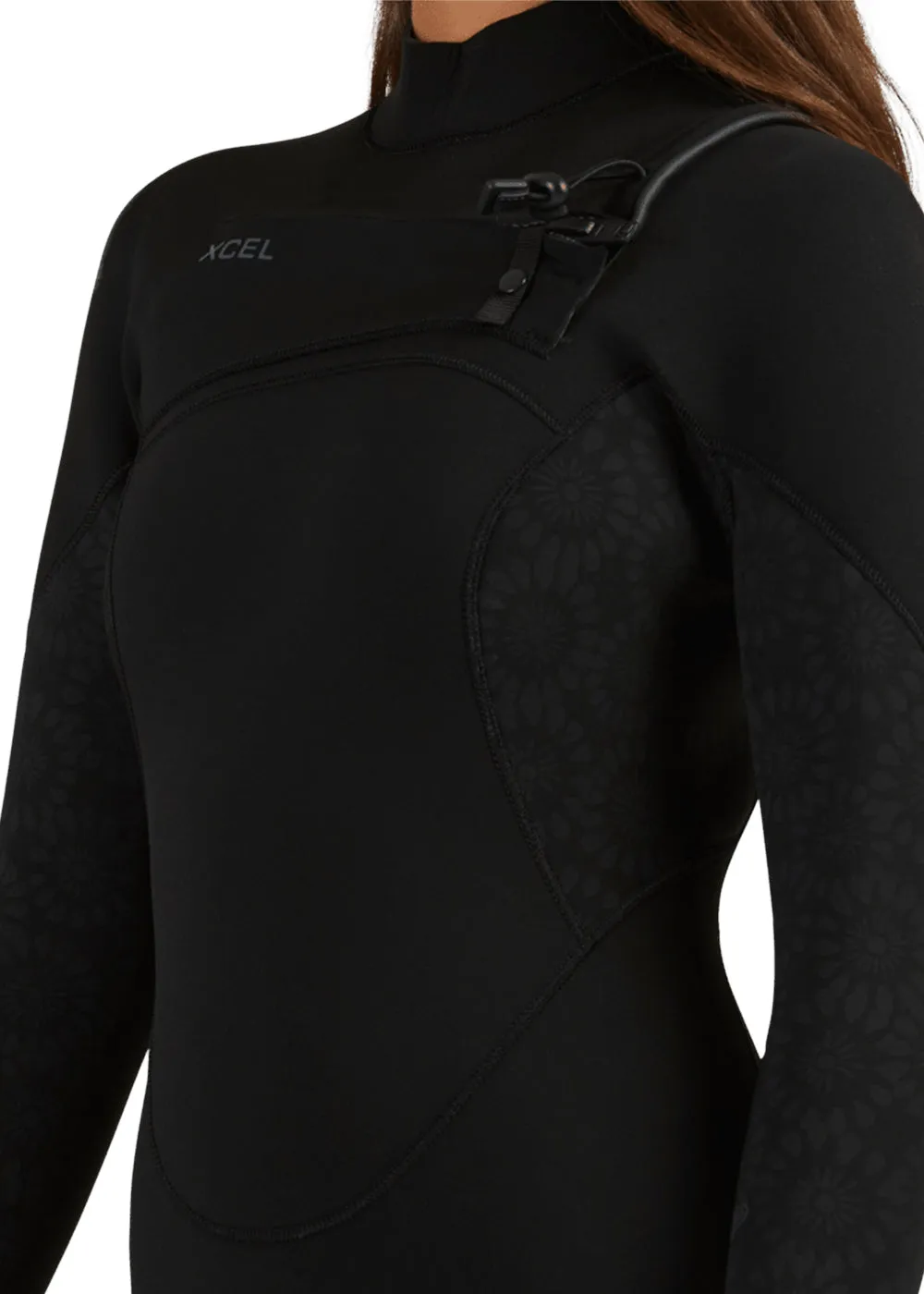 Xcel Womens Comp 3/2mm Chest Zip Steamer Wetsuit