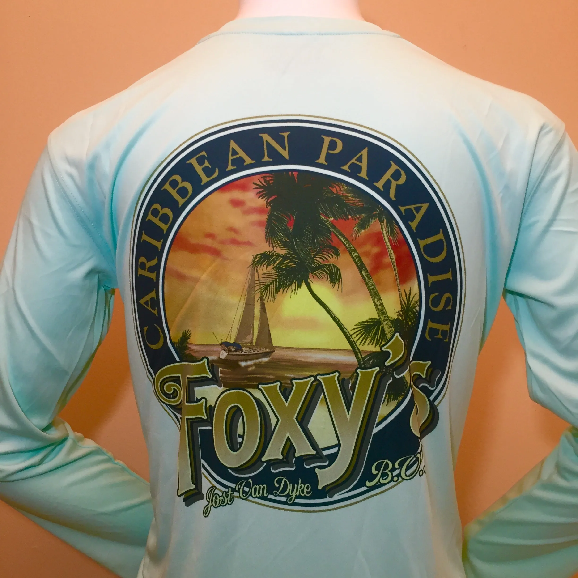 xFoxy's 'Caribbean Paradise' Long Sleeve Performance Tee