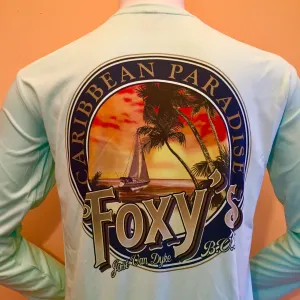 xFoxy's 'Caribbean Paradise' Long Sleeve Performance Tee