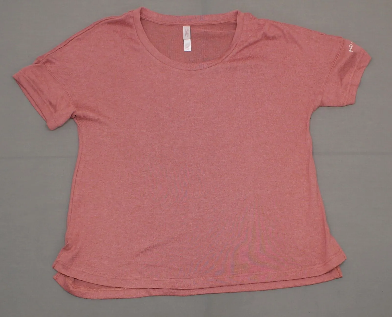 Xhilaration Women's GET REAL Embroidered Sleeve V-Neck Sleep Shirt