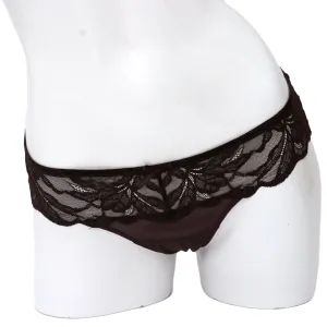 Yamamay G-String Shaped French Knickers Coffee