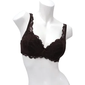 Yamamay Padded Balcony Bra with Pad Inserts Coffee