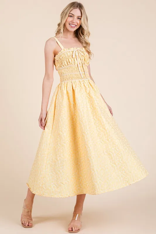 Yes to Yellow! Floral Sundress