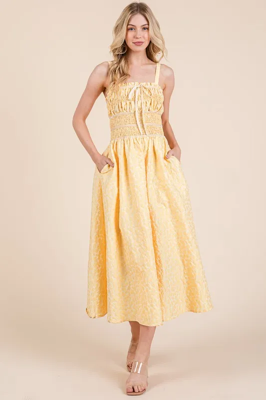 Yes to Yellow! Floral Sundress