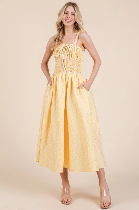 Yes to Yellow! Floral Sundress