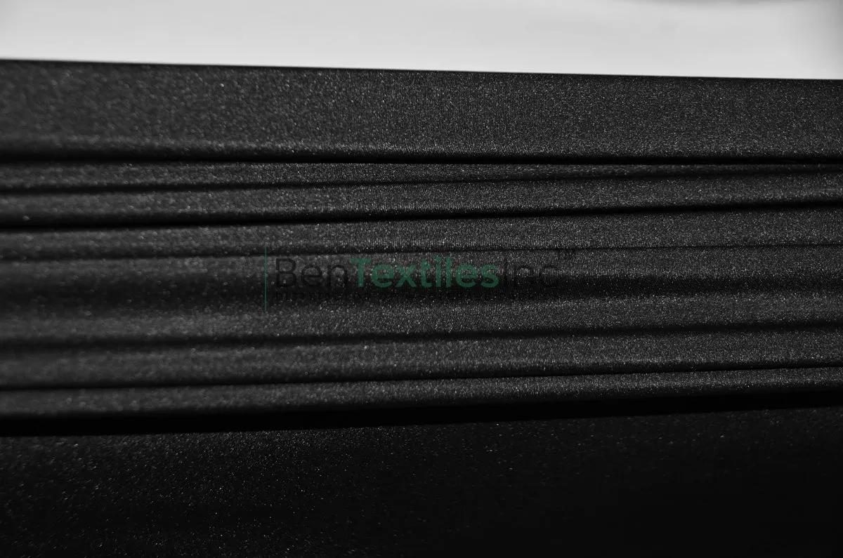 Yoga Spandex Fabric | 60" Wide | Active Wear and Sportswear Fabric | Poly Spandex for Digital Printing | Slight Sheen 4-Way Stretch Knit | White & Black