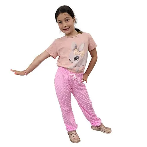 YOUTH PJ PANTS WHISPER BUBBLE PINK